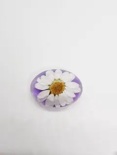 ハンドメイド レジンヘアゴム ミモザ かすみ草 ドライフラワー - メルカリ
