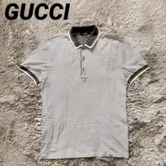 GUCCI グッチ ポロシャツ シェリーライン ボーダー Mのサムネイル