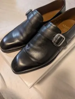 AMBUR シングルモンクストラップ ビジネスシューズ 8.5