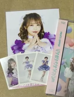 FRUITS ZIPPER ふるっぱー　仲川瑠夏　 生写真、ステッカーセット