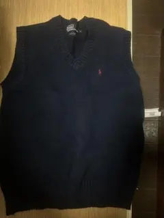 Polo by Ralph Lauren ネイビー ベスト M