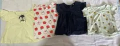 女の子向け！ベビーTシャツ4枚セット