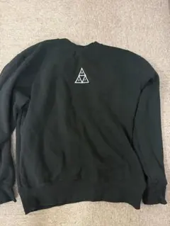 本日削除‼️ほぼ新品‼️HUF ブラック スウェット L春夏コーデトレーナー