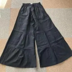 NATURAL SENSE ブラック ワイドパンツ