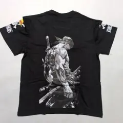 新品 メンズL 海賊アニメキャラ プリントTシャツ