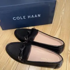 コールハーン　エブリン　ボウ　ドライバードライビングシューズローファー黒
