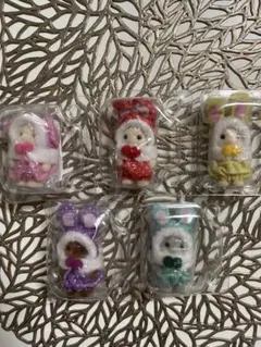 シルバニアファミリー　赤ちゃんカラフルうさぎコスチューム コンプリート