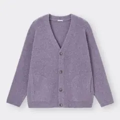 GU ブラッシュドヤーンカーディガン