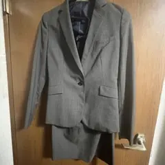 ORIHICA グレー ストライプ ビジネススーツ 上下セット