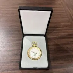 JA東日本ゴールド アナログ懐中時計 ケース付き