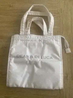 DEAN & DELUCA ホワイト シルバー クーラーバッグ 大容量
