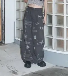 knuth marf high waist tattoo pants XS - メルカリ