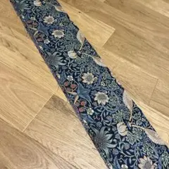 No640ウィリアムモリス　いちご泥棒　ハギレ　生地　川島織物　ハンドメイド