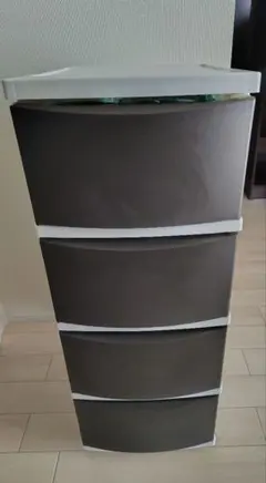 4段 プラスチックチェスト 収納ケース