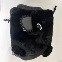 新品未開封】チェンソーマンブラックポチタ ぬいぐるみ巾着 - メルカリ