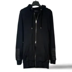 DIESEL 本革ダブルジップパーカーM