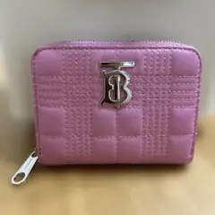 値下げ❣️バーバリーピンク二つ折り財布