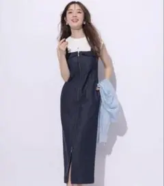 アプワイザーリッシェ　フロントジップベアワンピース　XS