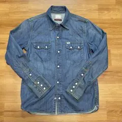 Lee ジャケット　コットンシャツ　ネイビー　Mサイズ　earth提供