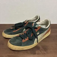 じ*ん様 Puma スニーカー 27cm ダークグリーン/オレンジ　ジャンク
