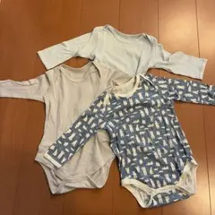 美品　長袖　肌着3点セット　西松屋　ロンパース