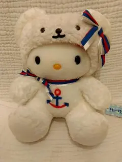 希少！ ハローキティ マリン 着ぐるみ くま ぬいぐるみ 希少！ ハローキティ マリン 着ぐるみ くま ぬいぐるみ - メルカリ