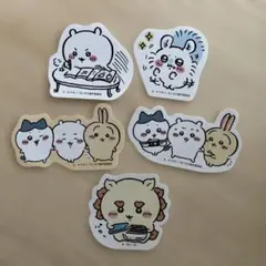 ちいかわキャラクター ステッカー 5枚セット　ダイカットステッカー