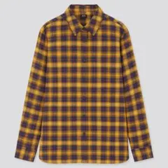 UNIQLO　フランネルチェックシャツ　Mサイズ　新品タグ付　即購入可能