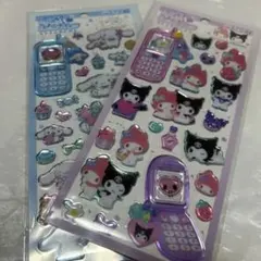 み*こ様 平成はっぴーフォンシール　２点セット　シナモン メロクロ　正規品