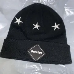 F.C.R.B Bristol ビーニー ニット帽 ブラック 星刺繍のサムネイル