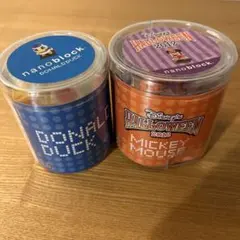 ディズニーナノブロック2点（ドナルド、ハロウィンミッキー）