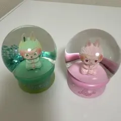 ラブブ スノードーム 2個