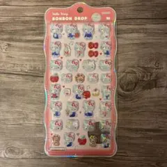 匿名配送！ハローキティ ボンボンドロップシール ちゅるきら サンリオ