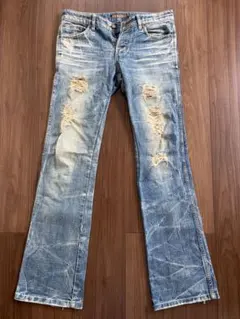 FUGA ダメージ加工 デニムパンツ メンズのサムネイル