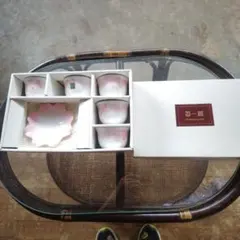 KIREI！ピンク花柄湯飲みセット