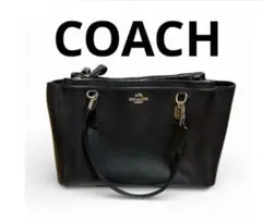 COACH コーチ　トートバッグ 型押し ブラック