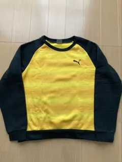 Puma トレーナー 150cm イエロー/ネイビー