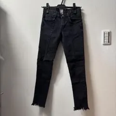 韓国デニム　A&Kei DENIM ブラック スキニーデニム