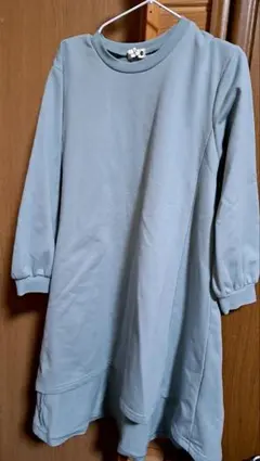 ライトブルー 長袖 ワンピース 120サイズ