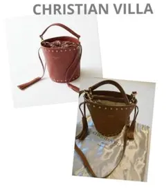 限定価格✴CHRISTIAN VILLA バケツ型ショルダーバッグのサムネイル