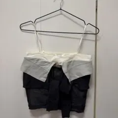 SNIDEL ビスチェ ニットレイヤード