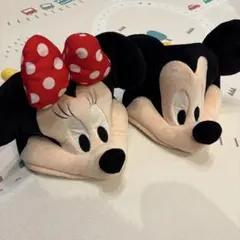 ミッキー・ミニー ぬいぐるみ帽子　ファンキャップ