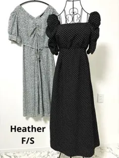 Heather ヘザー 3WAYジャガードミニワンピース - メルカリ