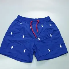 な*お様 9864美品 ポロラルフローレン ポニー総柄 スイムショーツ メンズ