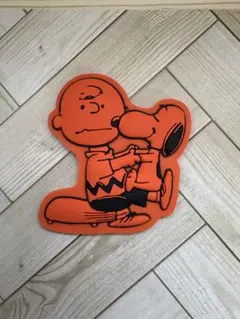 PEANUTS Cafe限　ラバーミラー チャーリー・ブラウン＆スヌーピー