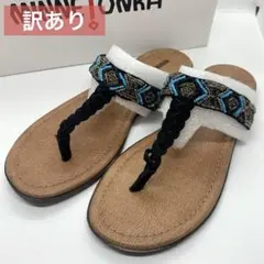 4m13 訳あり MINNETONKA ミネトンカ トングサンダル24cmのサムネイル
