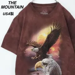 【USA製】ザマウンテン Tシャツ アニマルプリント 鷲 タイダイ柄 ウィメンズのサムネイル