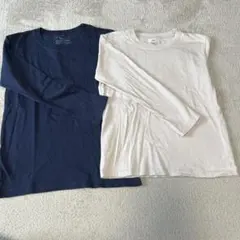 無印良品　薄手　長袖Tシャツ 2枚セット　130