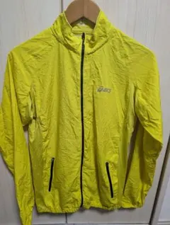 ASICS イエローウィンドブレーカー