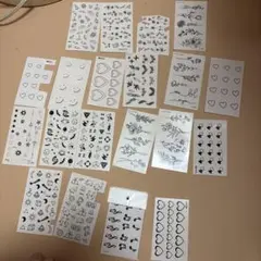 タトゥーシールセット 花・宇宙モチーフ